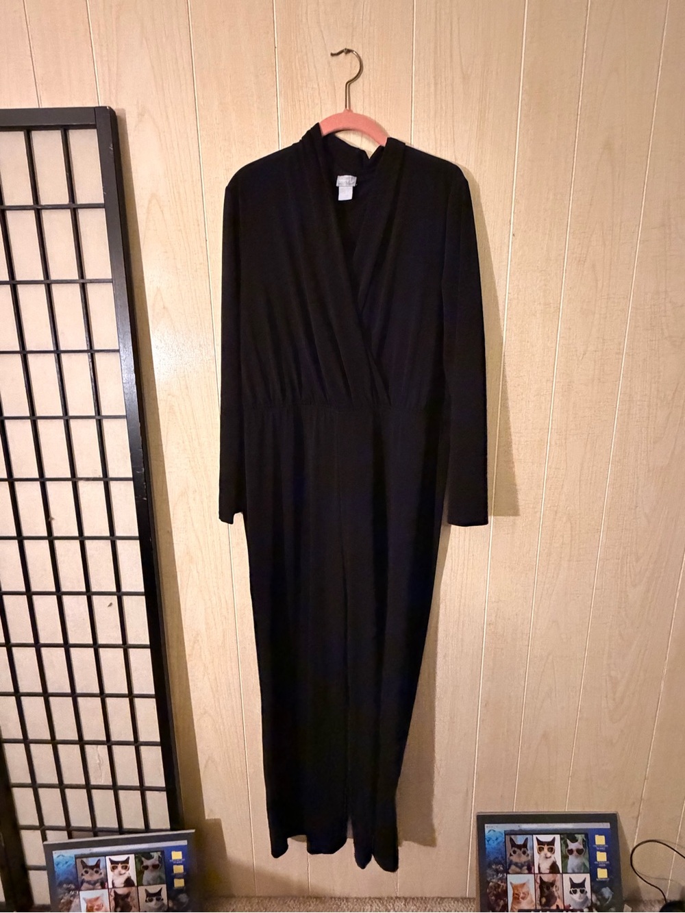 Chico's Black Long Sleeve Jumpsuit